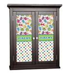 Dinosaur Print & Dots Cabinet Decal - Large (Personalized)