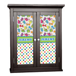 Dinosaur Print & Dots Cabinet Decal - Custom Size (Personalized)