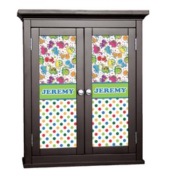 Dinosaur Print & Dots Cabinet Decal - Custom Size (Personalized)