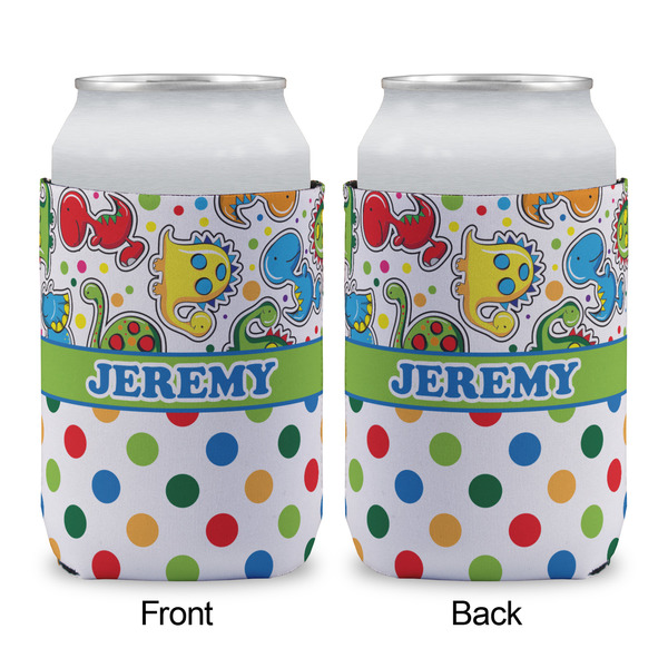 Dinosaur Print & Dots Can Sleeve - APPROVAL (single)