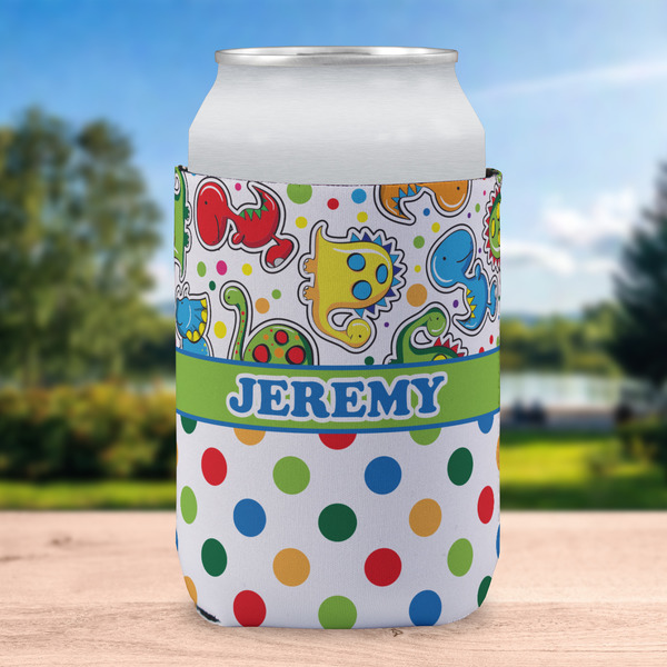 Dinosaur Print & Dots Can Sleeve - LIFESTYLE (single)