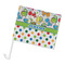 Dinosaur Print & Dots Car Flag (Personalized)