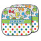Dinosaur Print & Dots Car Sun Shade - Two Piece (Personalized)