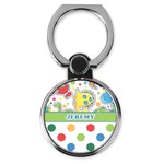 Dinosaur Print & Dots Cell Phone Ring Stand & Holder (Personalized)