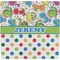 Dinosaur Print & Dots Ceramic Tile Hot Pad (Personalized)