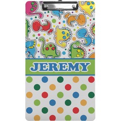 Dinosaur Print & Dots Clipboard (Legal Size) (Personalized)