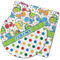 Dinosaur Print & Dots Rubber Backed Coaster (Personalized)