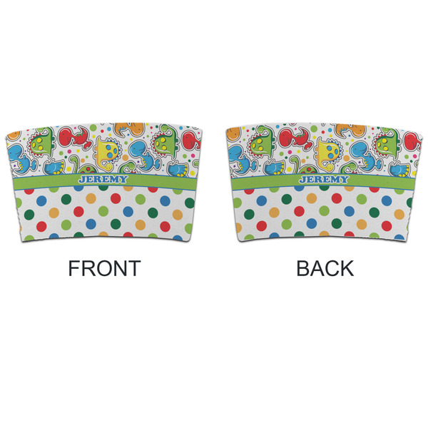 Dinosaur Print & Dots Coffee Cup Sleeve - APPROVAL