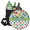 Dinosaur Print & Dots Collapsible Personalized Cooler & Seat