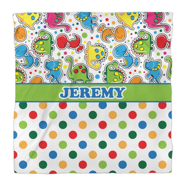 Dinosaur Print & Dots Comforter - Queen - Front