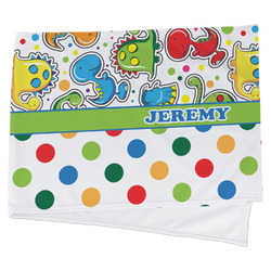 Dinosaur Print & Dots Cooling Towel (Personalized)