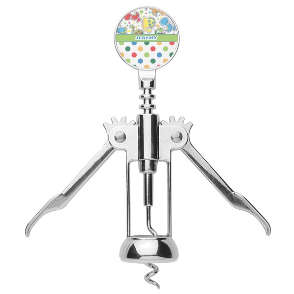 Dinosaur Print & Dots Corkscrew - Alt