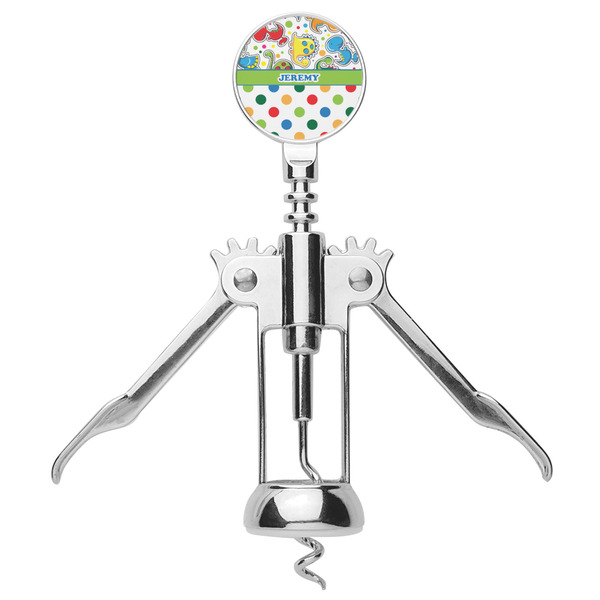 Dinosaur Print & Dots Corkscrew - Alt