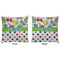 Dinosaur Print & Dots Decorative Pillow Case - Approval