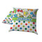 Dinosaur Print & Dots Decorative Pillow Case - TWO