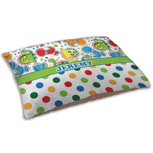 Dinosaur Print & Dots Dog Beds - SMALL