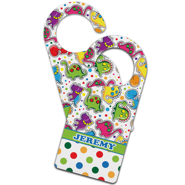 Dinosaur Print & Dots Door Hanger - MAIN