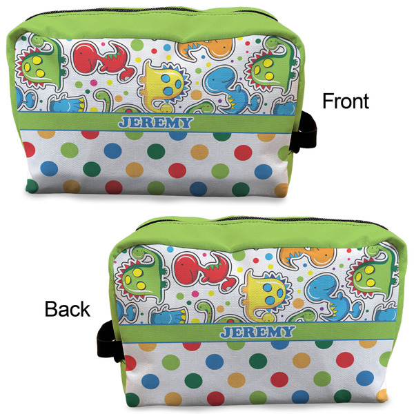 Dinosaur Print & Dots Dopp Kit - Approval