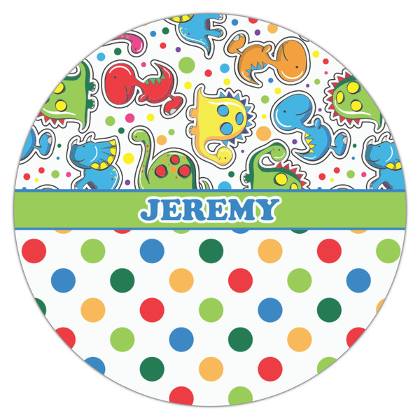 Dinosaur Print & Dots Drink Topper - Medium - Single