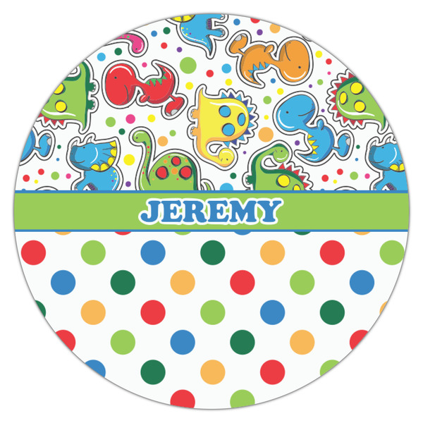 Dinosaur Print & Dots Drink Topper - Small - Single