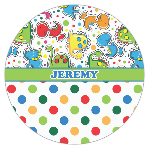 Dinosaur Print & Dots Drink Topper - XSmall - Single