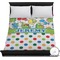 Dinosaur Print & Dots Duvet Cover - Full / Queen (Personalized)