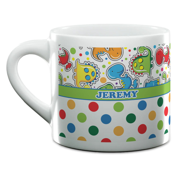 Dinosaur Print & Dots Espresso Cup - 6oz (Double Shot) (MAIN)