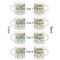 Dinosaur Print & Dots Espresso Cup Set of 4 - Apvl