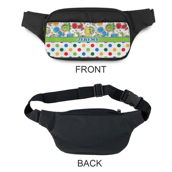 Dinosaur Print & Dots Fanny Packs - APPROVAL
