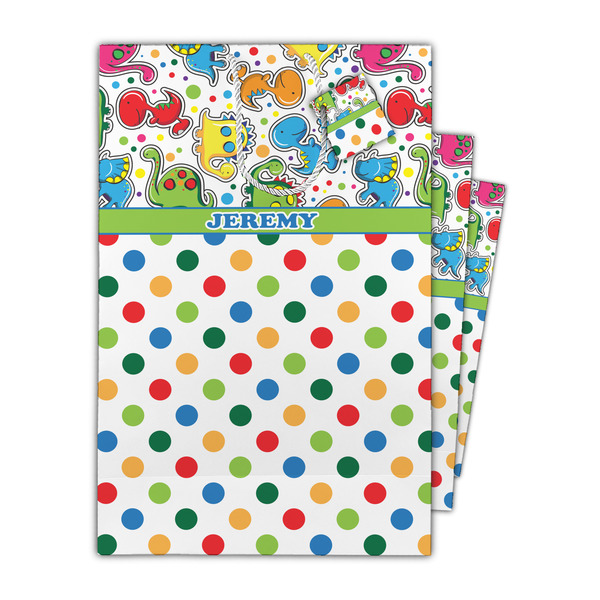 Dinosaur Print & Dots Gift Bags - Parent/Main