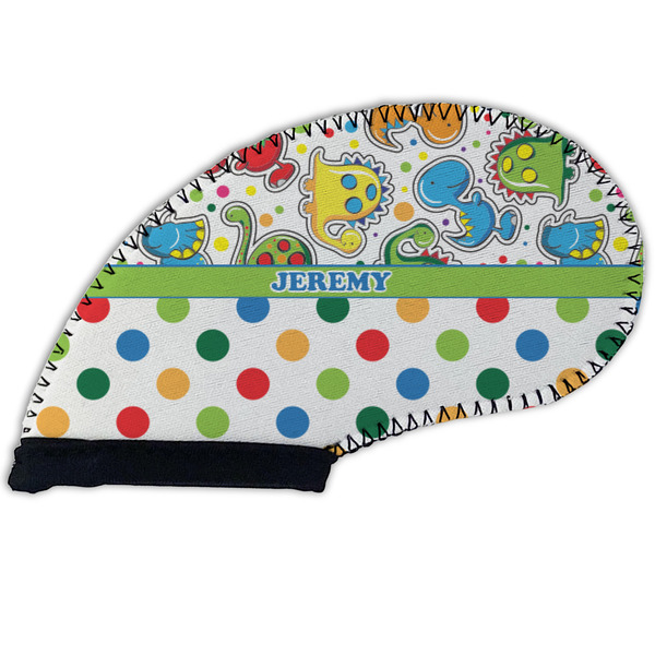 Dinosaur Print & Dots Golf Club Covers - FRONT