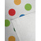 Dinosaur Print & Dots Golf Towel - Detail