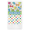 Dinosaur Print & Dots Guest Towels - Full Color (Personalized)