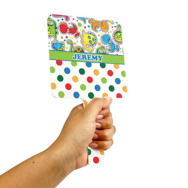 Dinosaur Print & Dots Hand Mirrors - Alt View