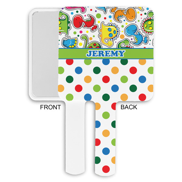 Dinosaur Print & Dots Hand Mirrors - Approval