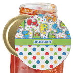 Dinosaur Print & Dots Jar Opener (Personalized)