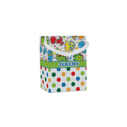 Dinosaur Print & Dots Jewelry Gift Bags (Personalized)