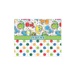 Dinosaur Print & Dots 110 pc Jigsaw Puzzle (Personalized)