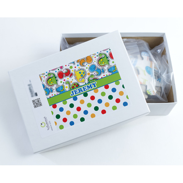 Dinosaur Print & Dots Jigsaw Puzzle 30 Piece - Box