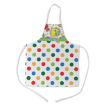 Dinosaur Print & Dots Kid's Apron - Medium (Personalized)