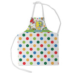 Dinosaur Print & Dots Kid's Apron - Small (Personalized)