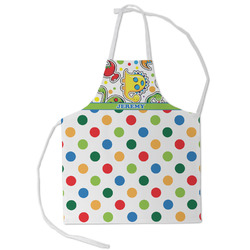 Dinosaur Print & Dots Kid's Apron - Small (Personalized)