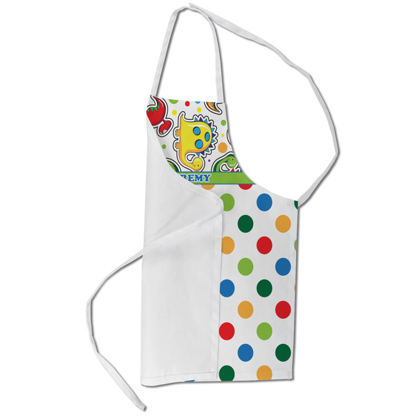 Dinosaur Print & Dots Kid's Aprons - Small - Main