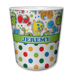 Dinosaur Print & Dots Plastic Tumbler 6oz (Personalized)