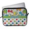 Dinosaur Print & Dots Laptop Sleeve / Case (Personalized)