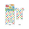 Dinosaur Print & Dots Large Phone Stand - Front & Back