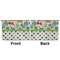 Dinosaur Print & Dots Large Zipper Pouch Approval (Front and Back)