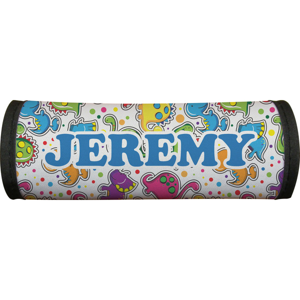 Dinosaur Print & Dots Luggage Handle Wrap