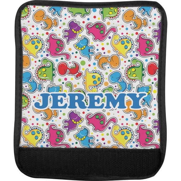 Dinosaur Print & Dots Luggage Handle Wrap (Approval)