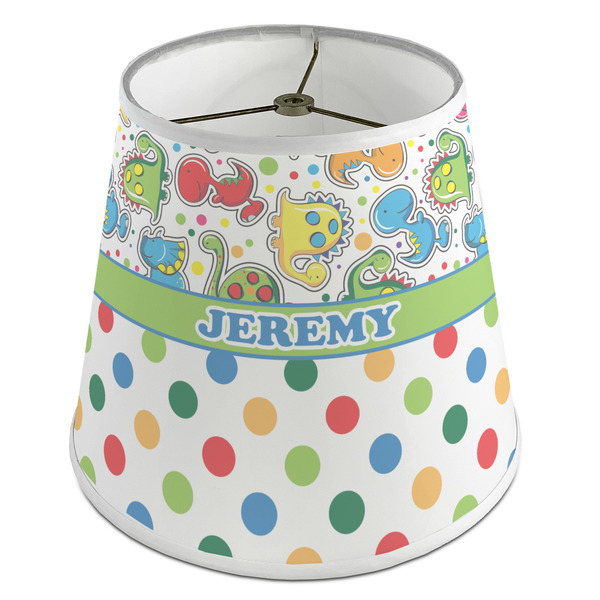Custom Dinosaur Print & Dots Empire Lamp Shade (Personalized)